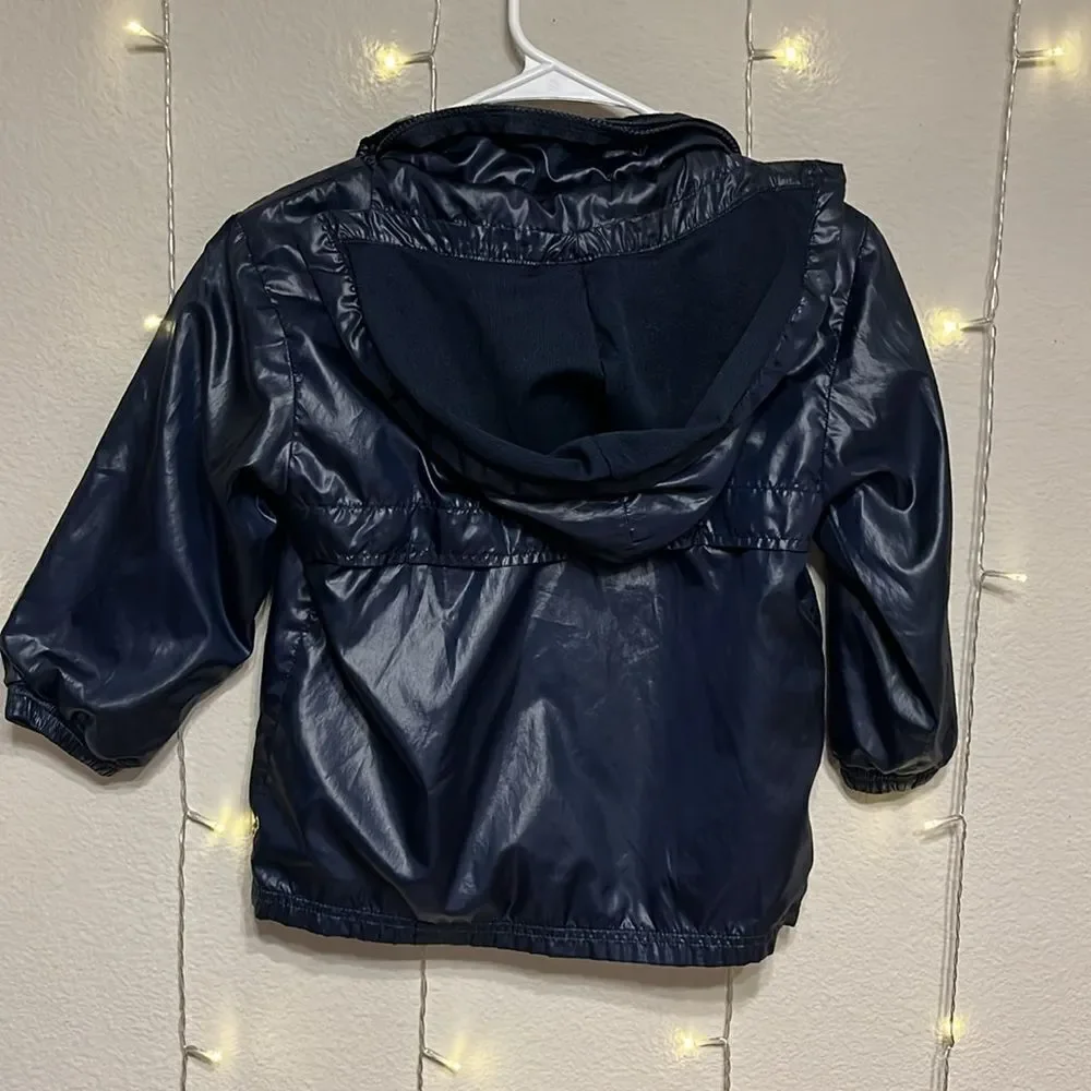 Gap Kids Navy Blue Hooded Windbreaker